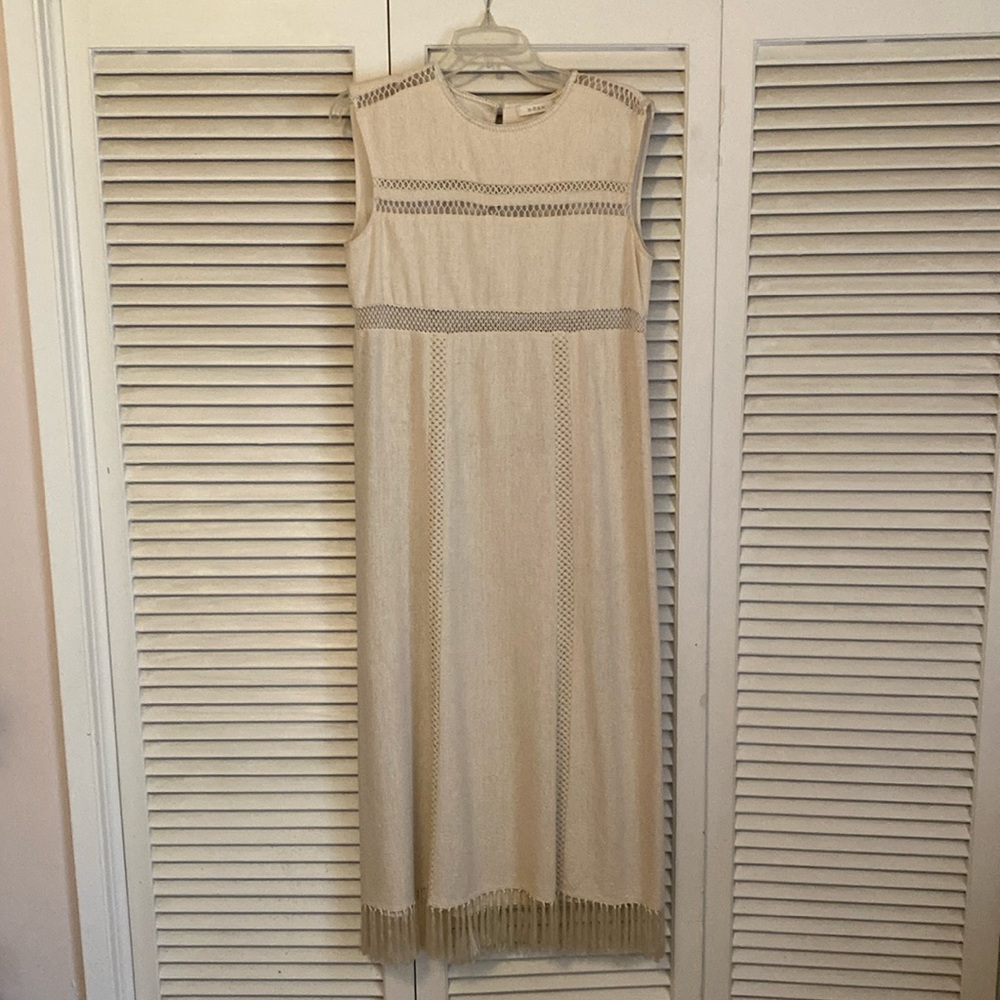 Doen dress raw silk